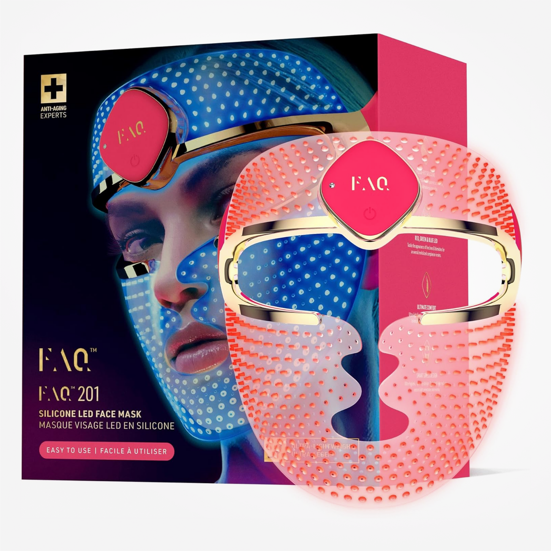 FOREO FAQ 201 Red Light Therapy LED Face Mask