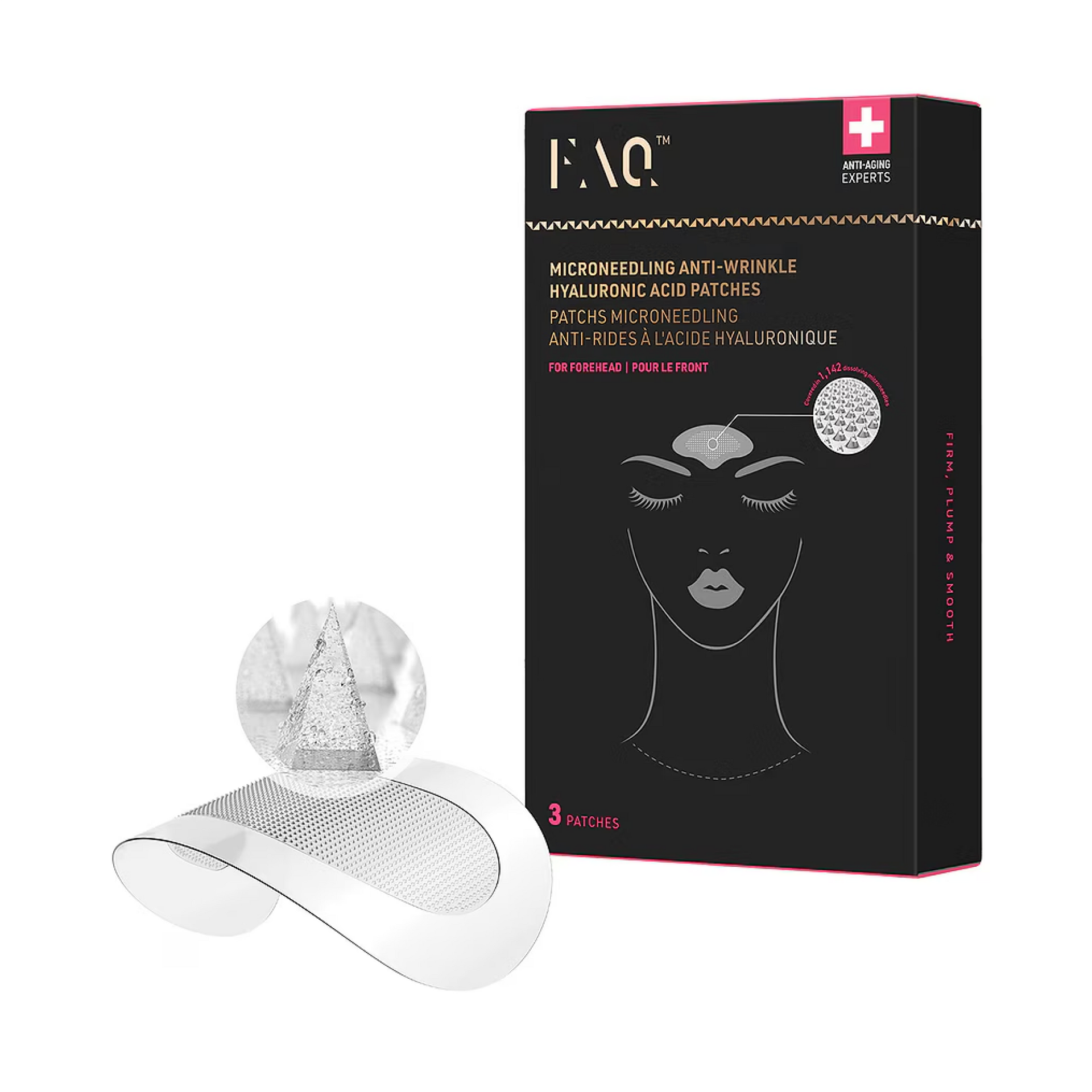 FOREO FAQ Microneedling Patches For Forehead (3x)