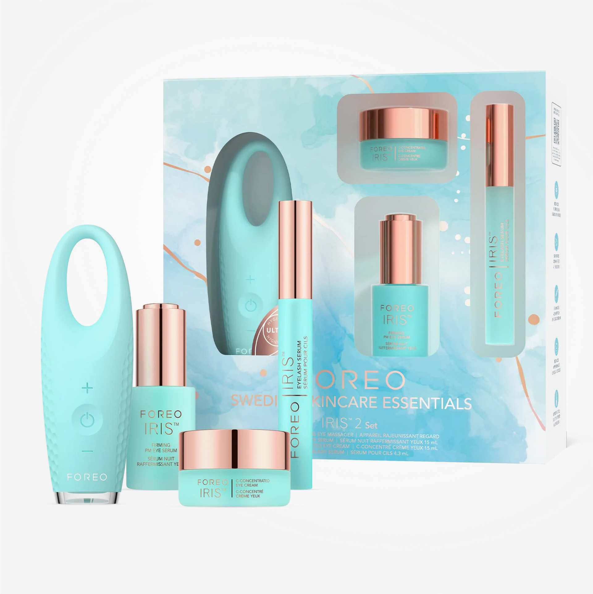 FOREO Swedish Skincare Essentials Iris 2 Set