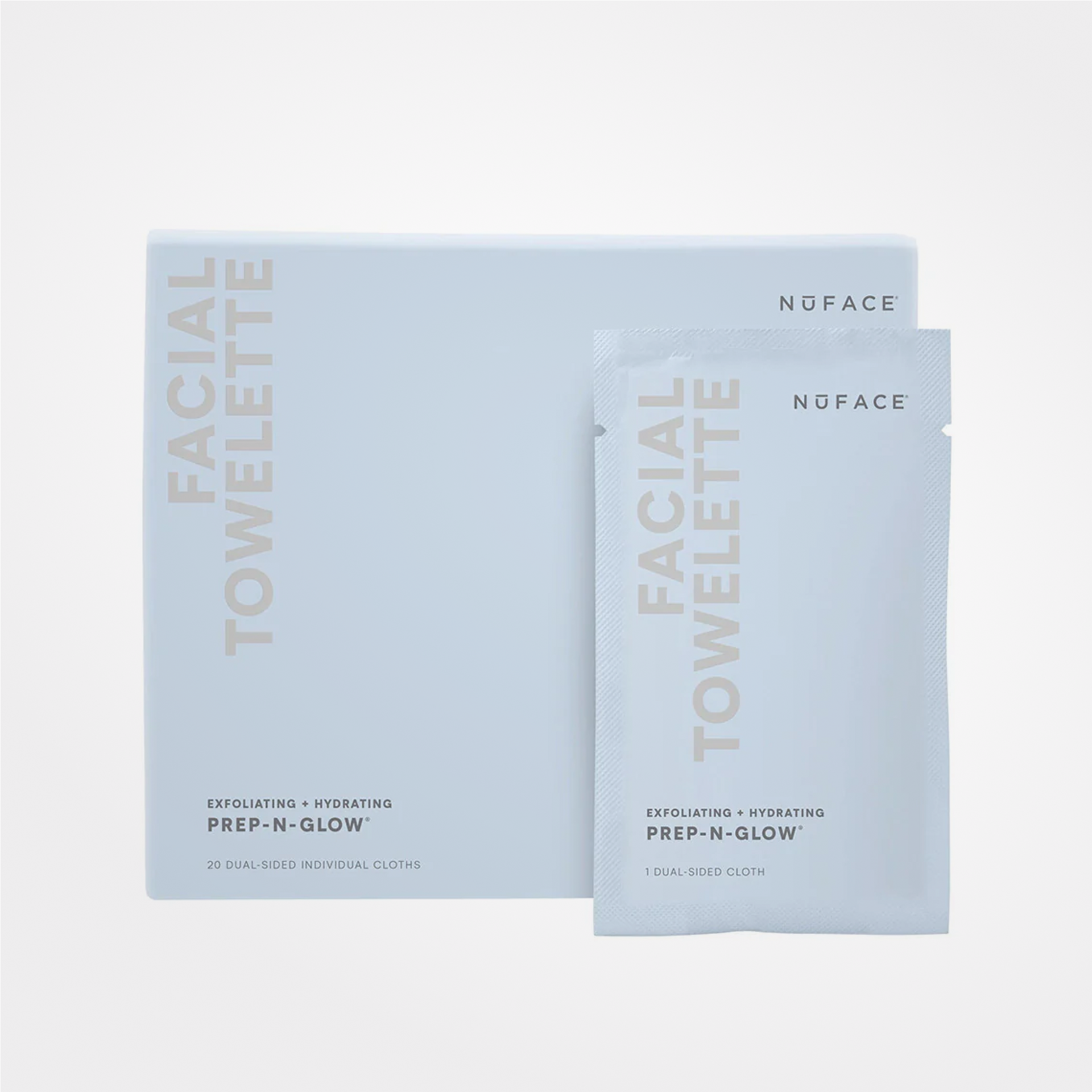 NuFACE Prep-N-Glow® Dual-Sided Cloths (20 pack)