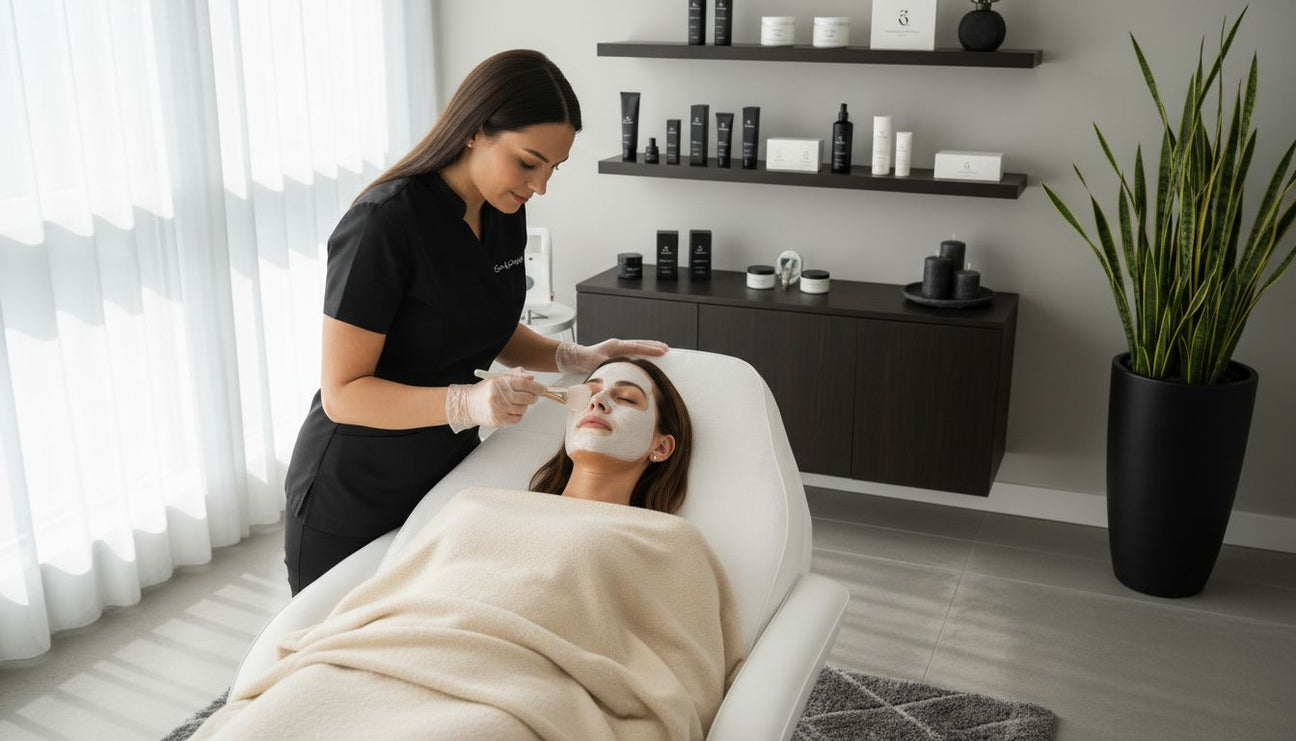 facial mask application