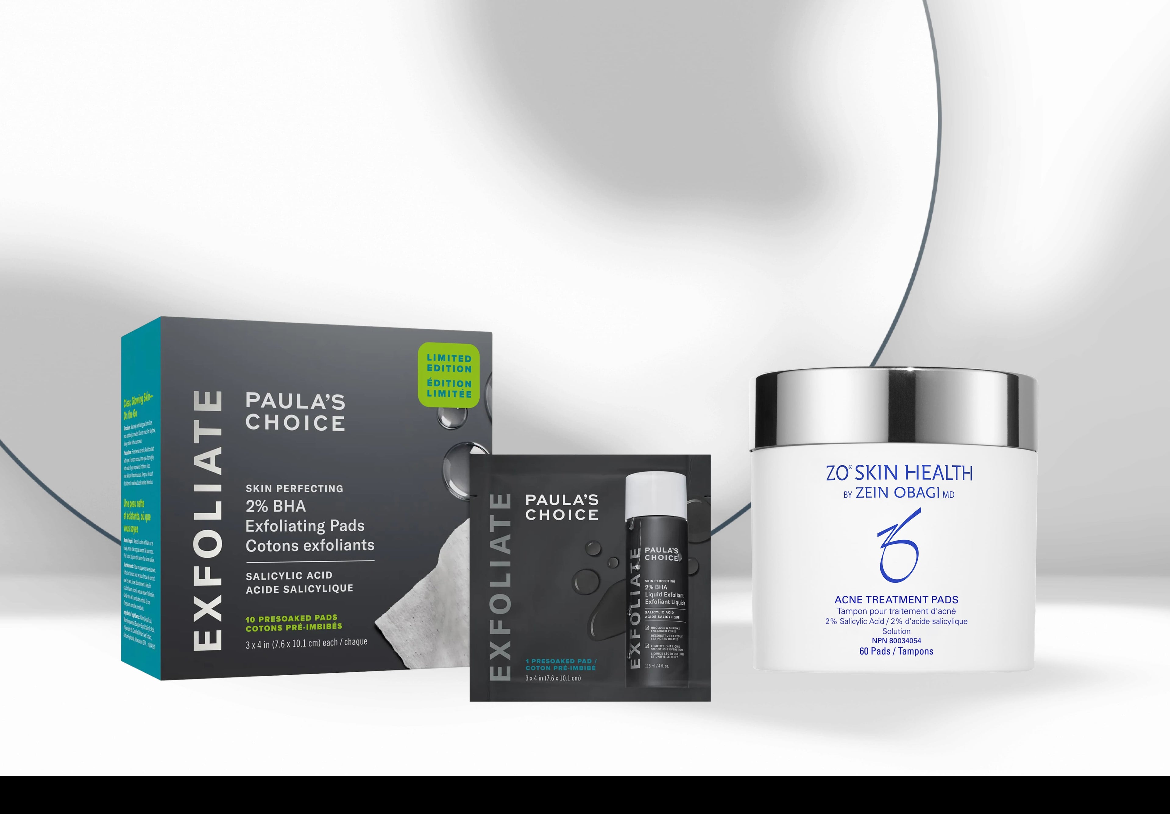 Paula's Choice 2% BHA vs. ZO Acne Treatment Pads: The Exfoliation Showdown