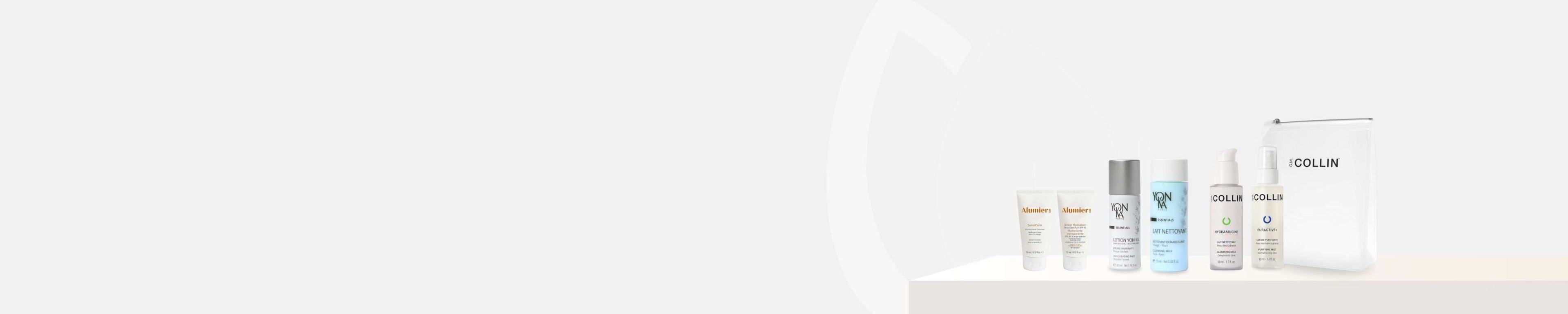 Travel-size skincare essentials at WeDoSkin – compact, TSA-friendly products for skincare on the go