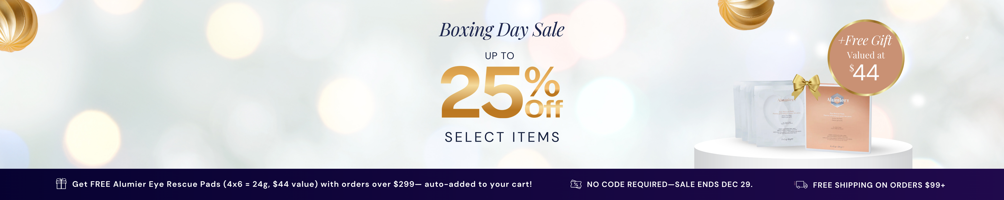 Boxing Day Sale (Up to 25% OFF)