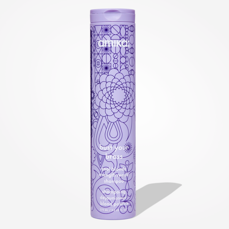 Amika Bust Your Brass Cool Blonde Strength Repair Shampooing