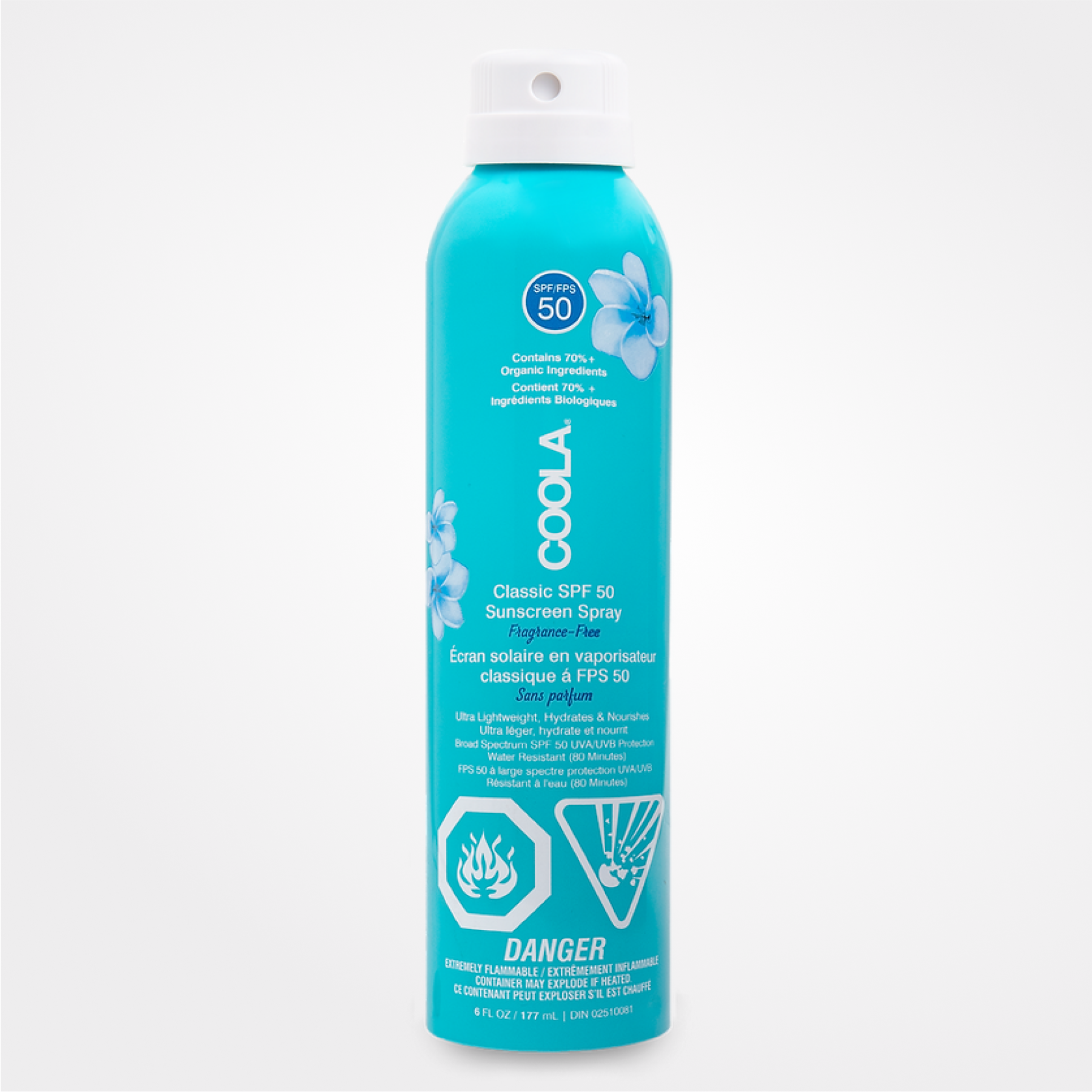 COOLA Classic Body SPF 50 Fragrance Free Sunscreen Spray