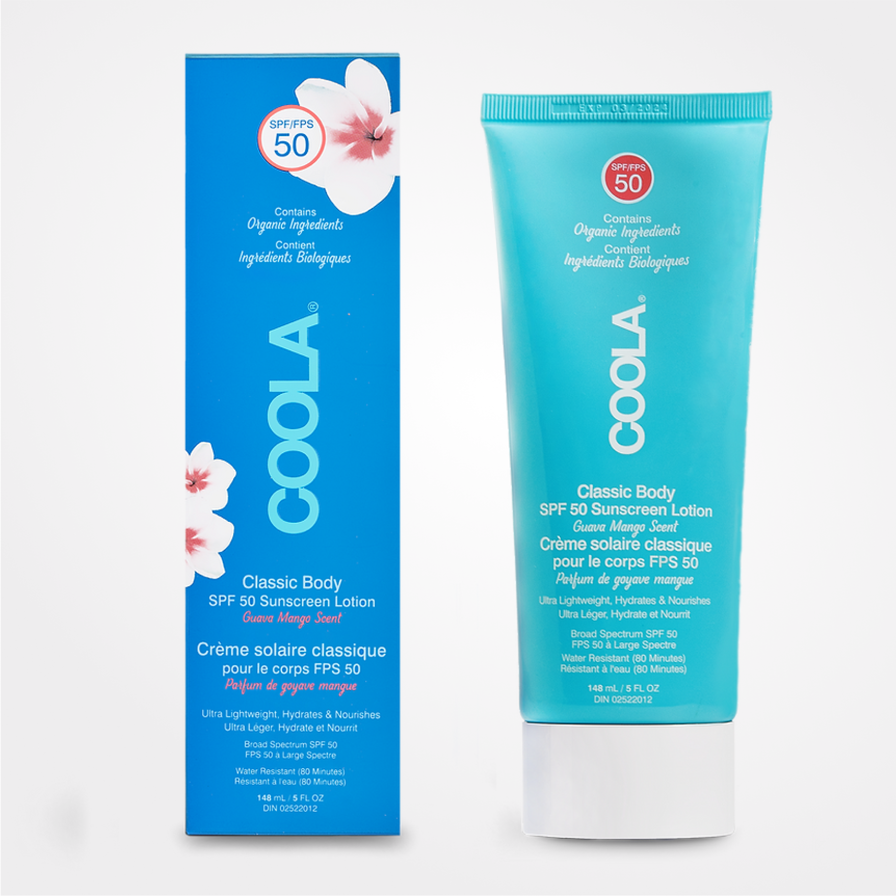 COOLA Classic Body SPF 50 Guava Mango Lotion