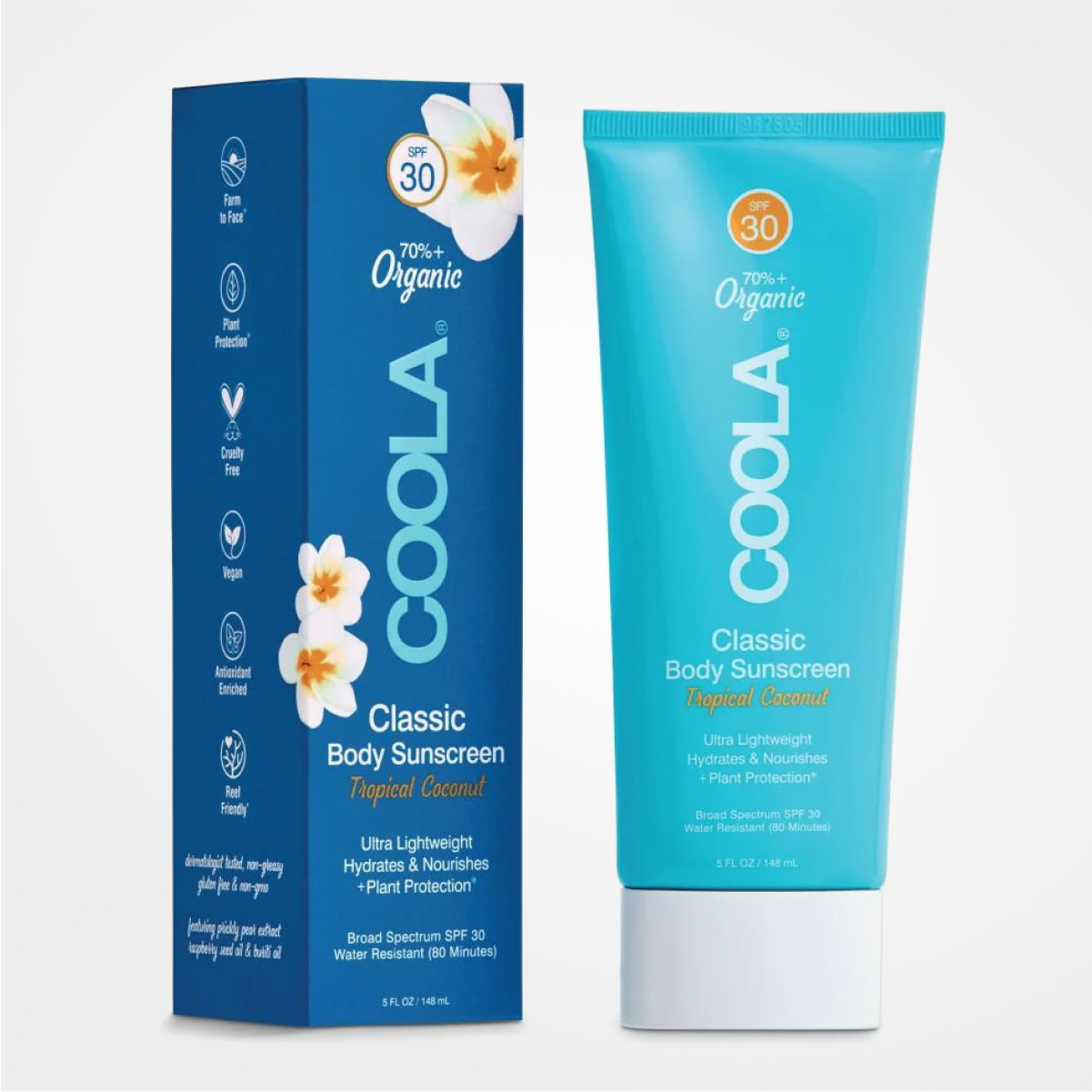 COOLA Classic Body SPF 30 Tropical Coconut Lotion