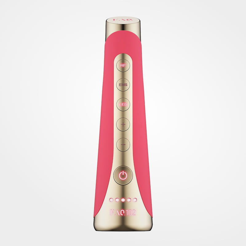 FAQ™FOREO 102 RF Radiofréquence EMS & dispositif LED Pink Ruby