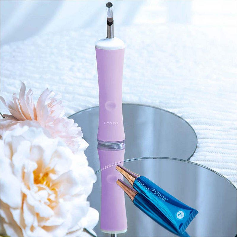 FOREO ESPADA 2 Plus Appareil de traitement ciblé de l’acné par luminothérapie LED bleue - Lavande