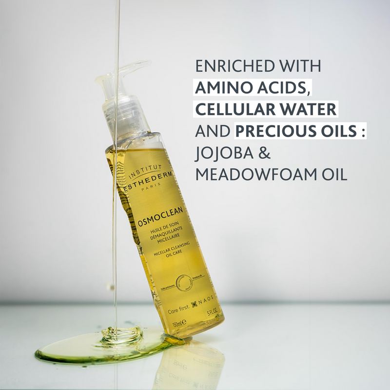 Huile nettoyante micellaire de l’Institut Esthederm
