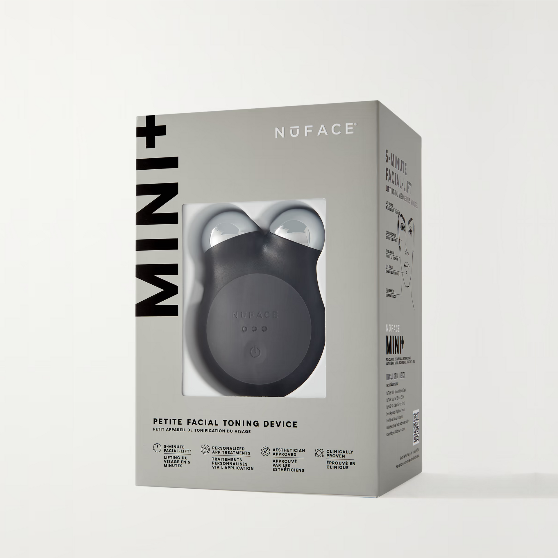 NuFACE MINI+ Device Starter Kit Midnight Black