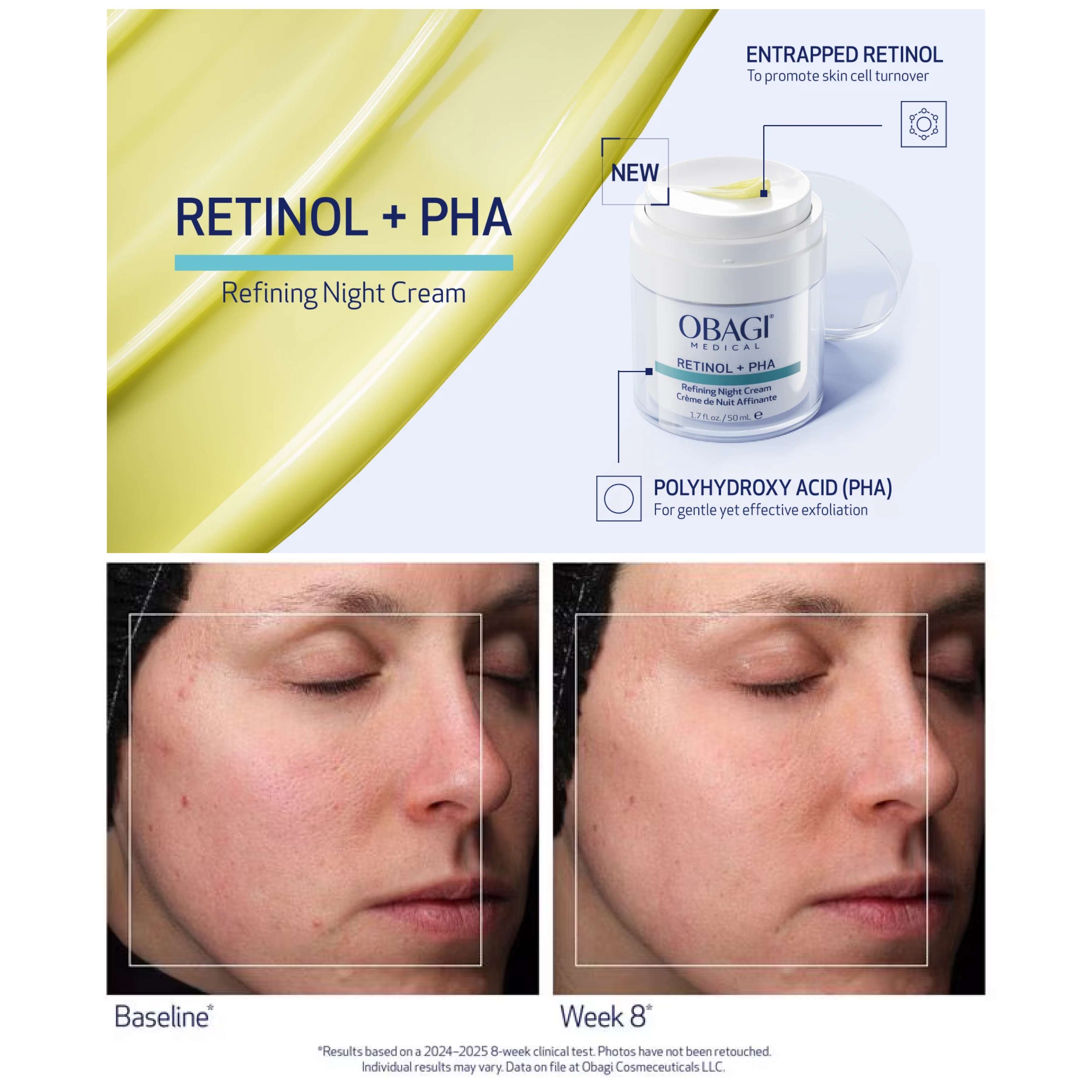 Obagi RETINOL + PHA Refining Night Cream (50 mL)