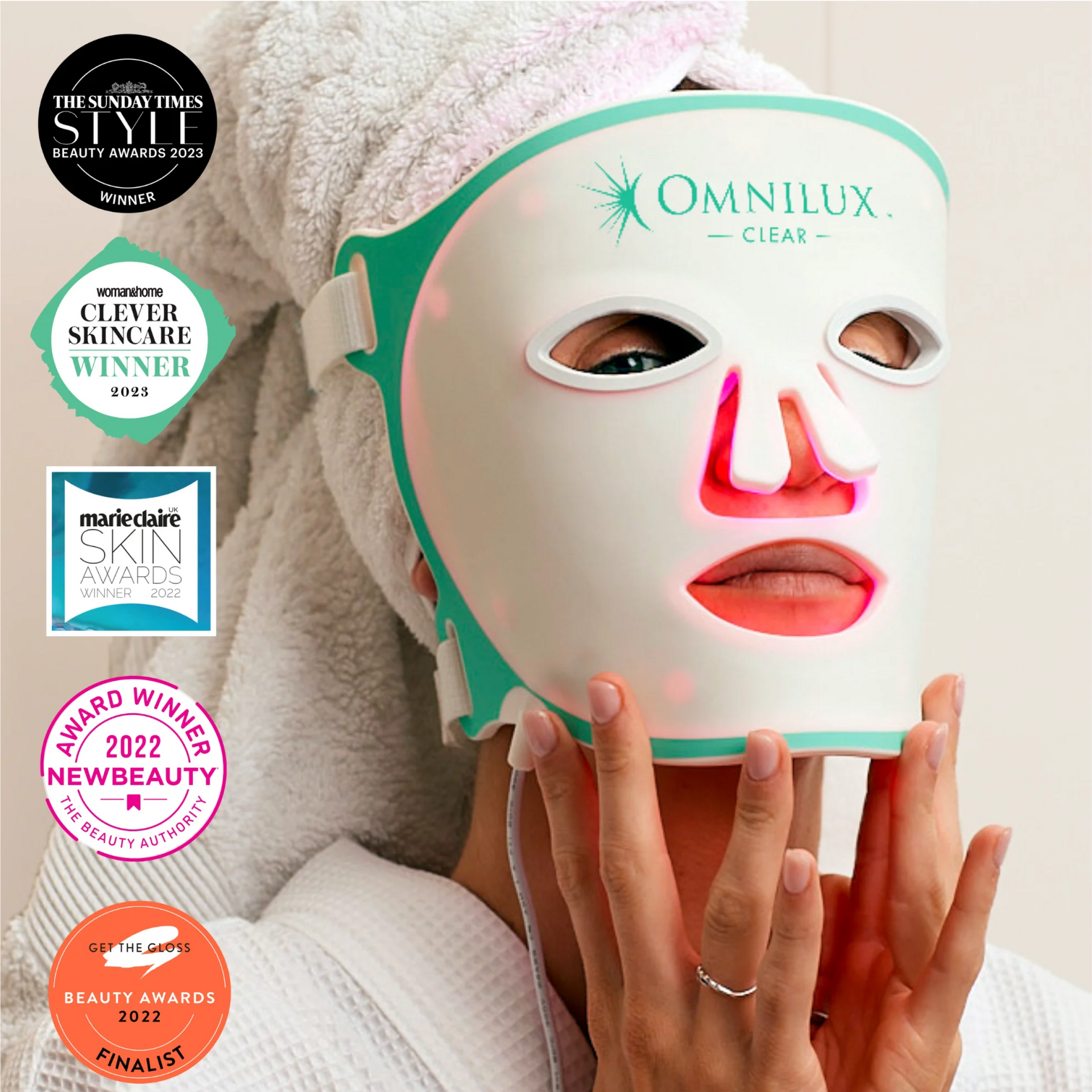 Omnilux Clear + Contour Glove Bundle