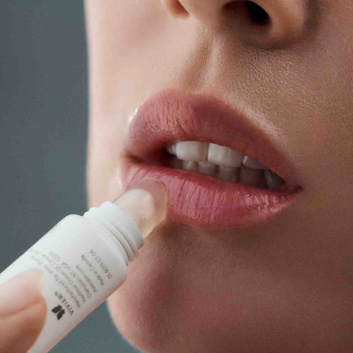 Vivier HA Peptides Lip Enhancer applicator and texture — non-sticky sheer finish