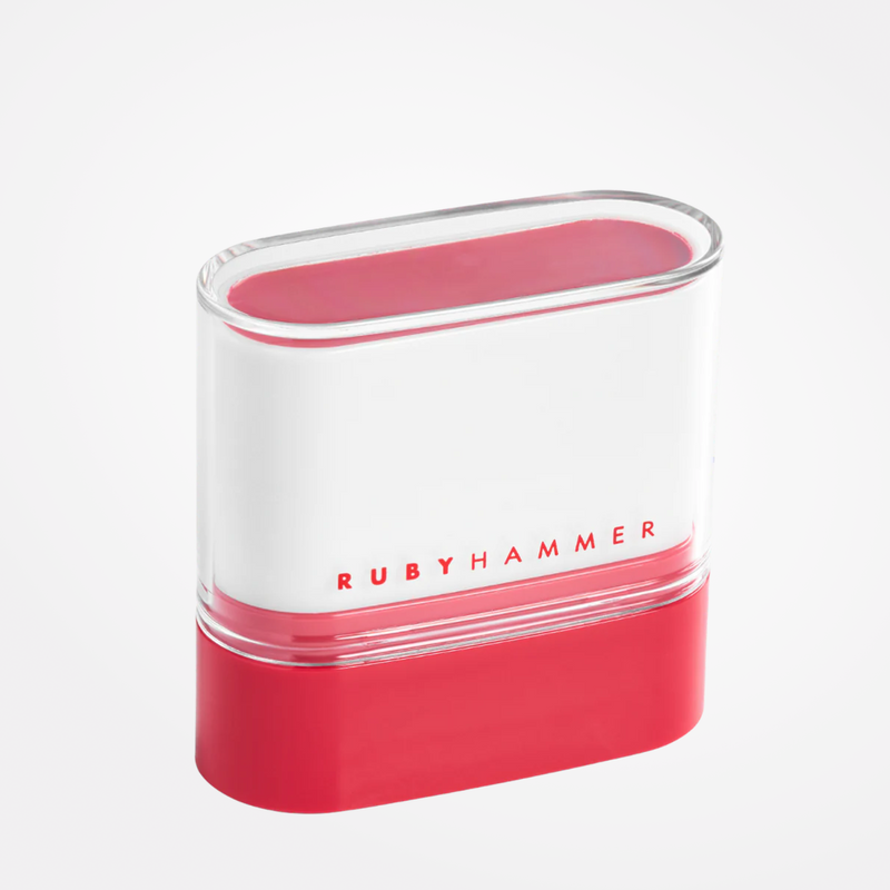 Joue marteau rubis couleur rouge