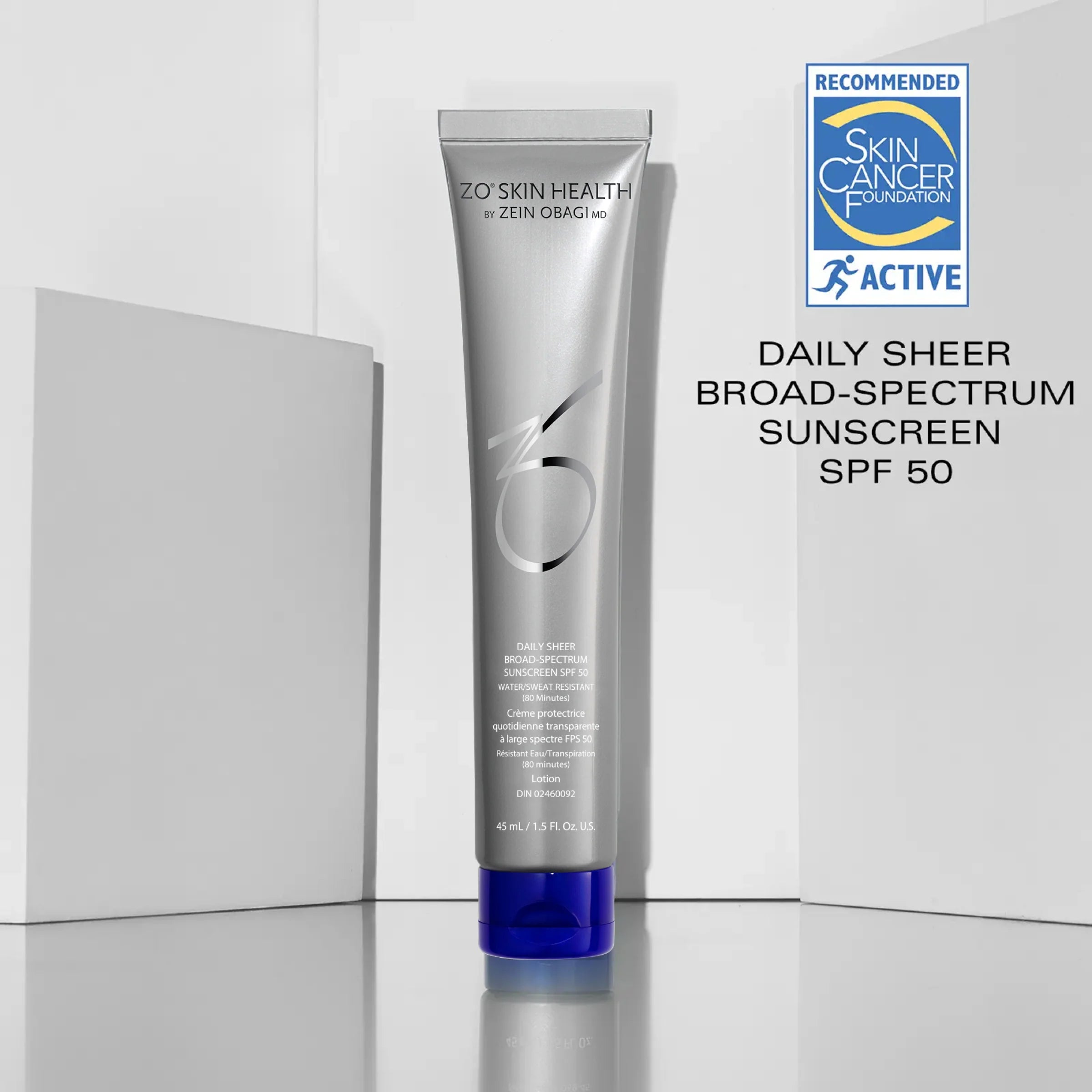 ZO Daily Sheer SPF 50 | Water-Resistant Matte Sunscreen ZO Daily Sheer SPF 50 | Water-Resistant Matte Sunscreen
