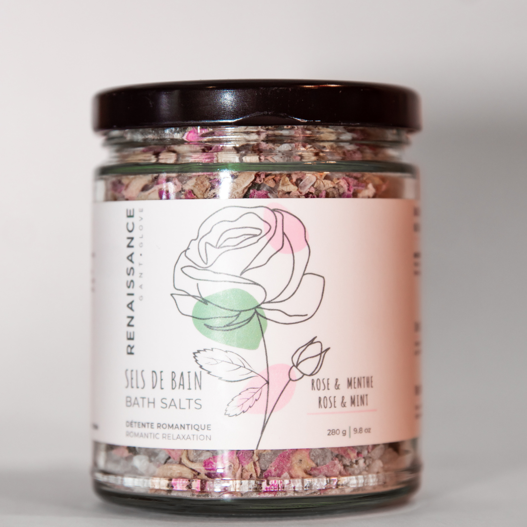 Rose and Mint Bath Salt