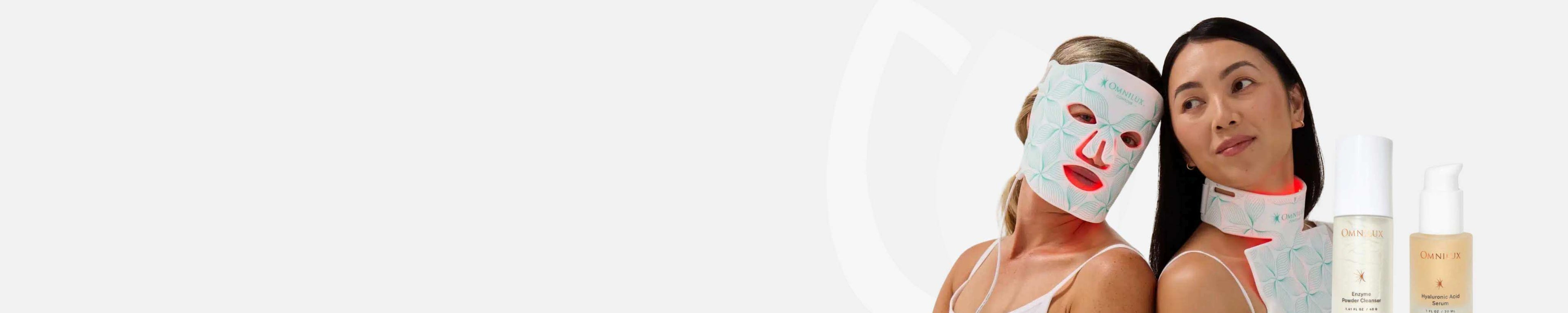 Achetez les masques de luminothérapie DEL Omnilux au Canada – traitements cliniquement prouvés à la lumière rouge et bleue chez WeDoSkin.ca