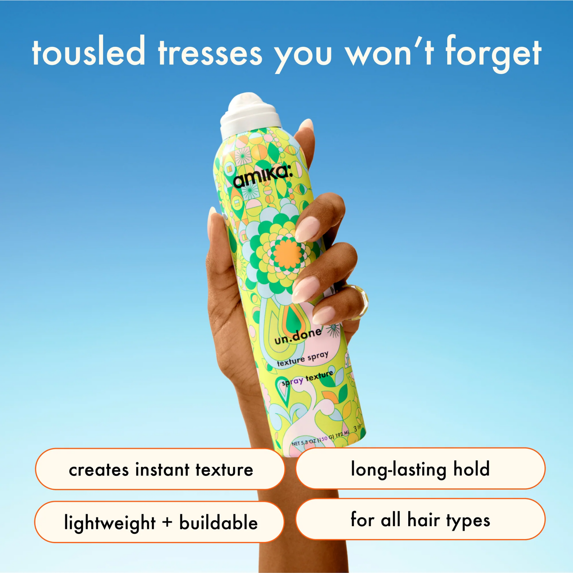 Spray Amika Un.Done Volume et Texture Mate