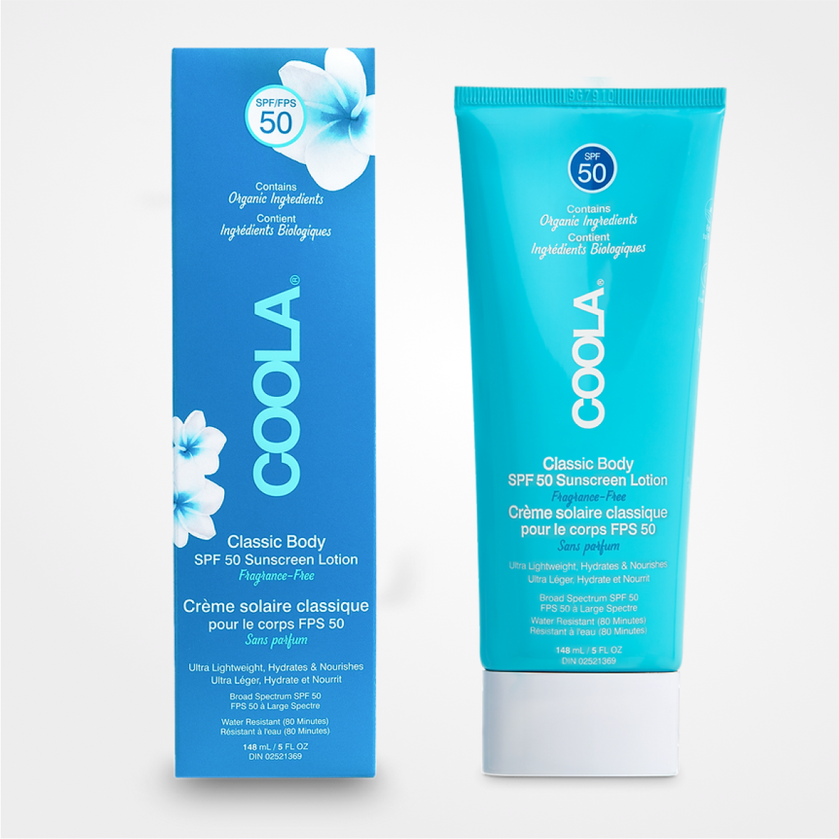 Lotion sans parfum COOLA Classic Body SPF 50