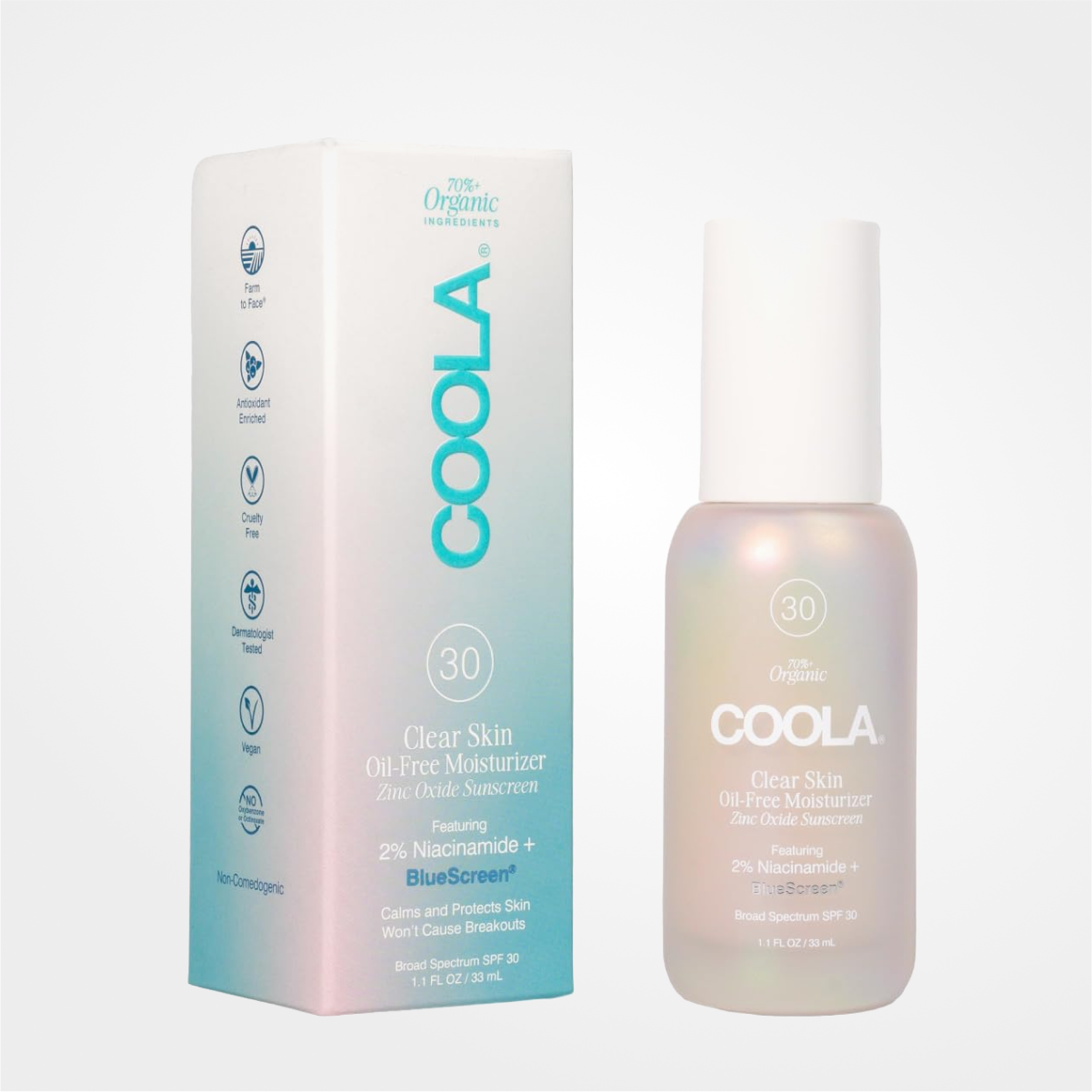 Hydratant sans huile COOLA Clear Skin
