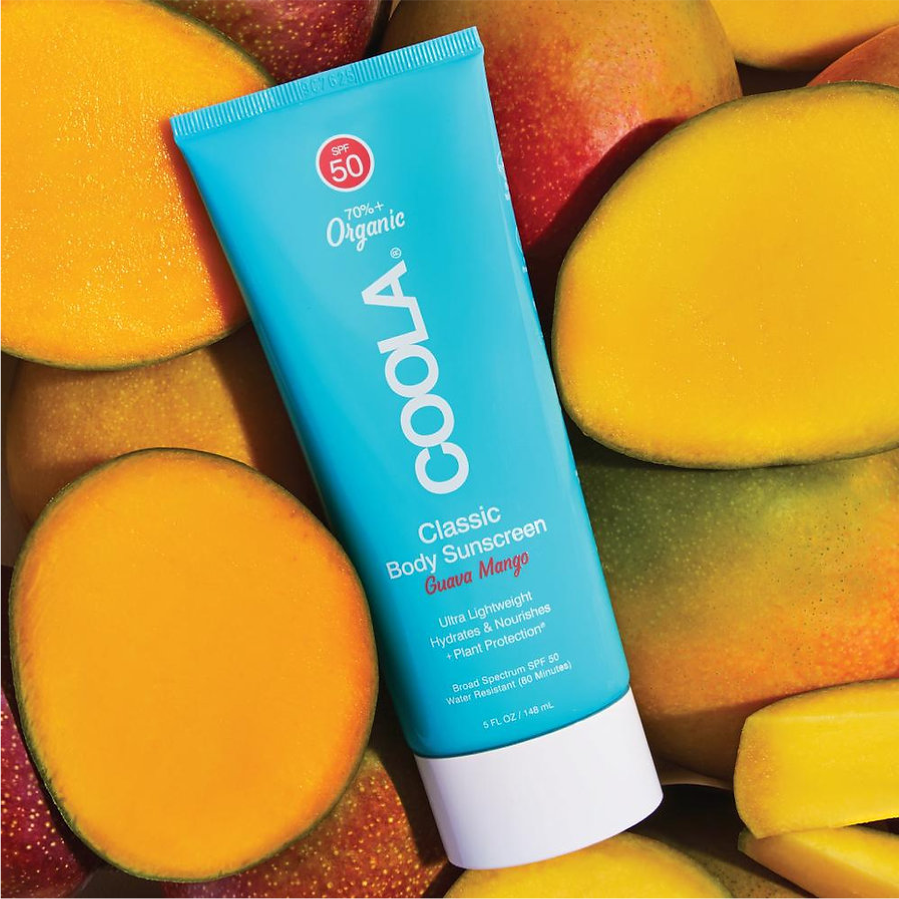 Lotion COOLA Classic Body SPF 50 goyave et mangue