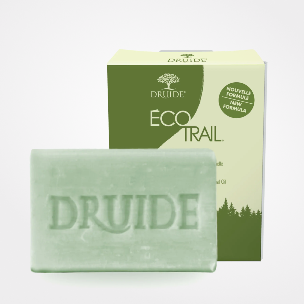 Druide savon à l’eucalyptus en barre sans paume