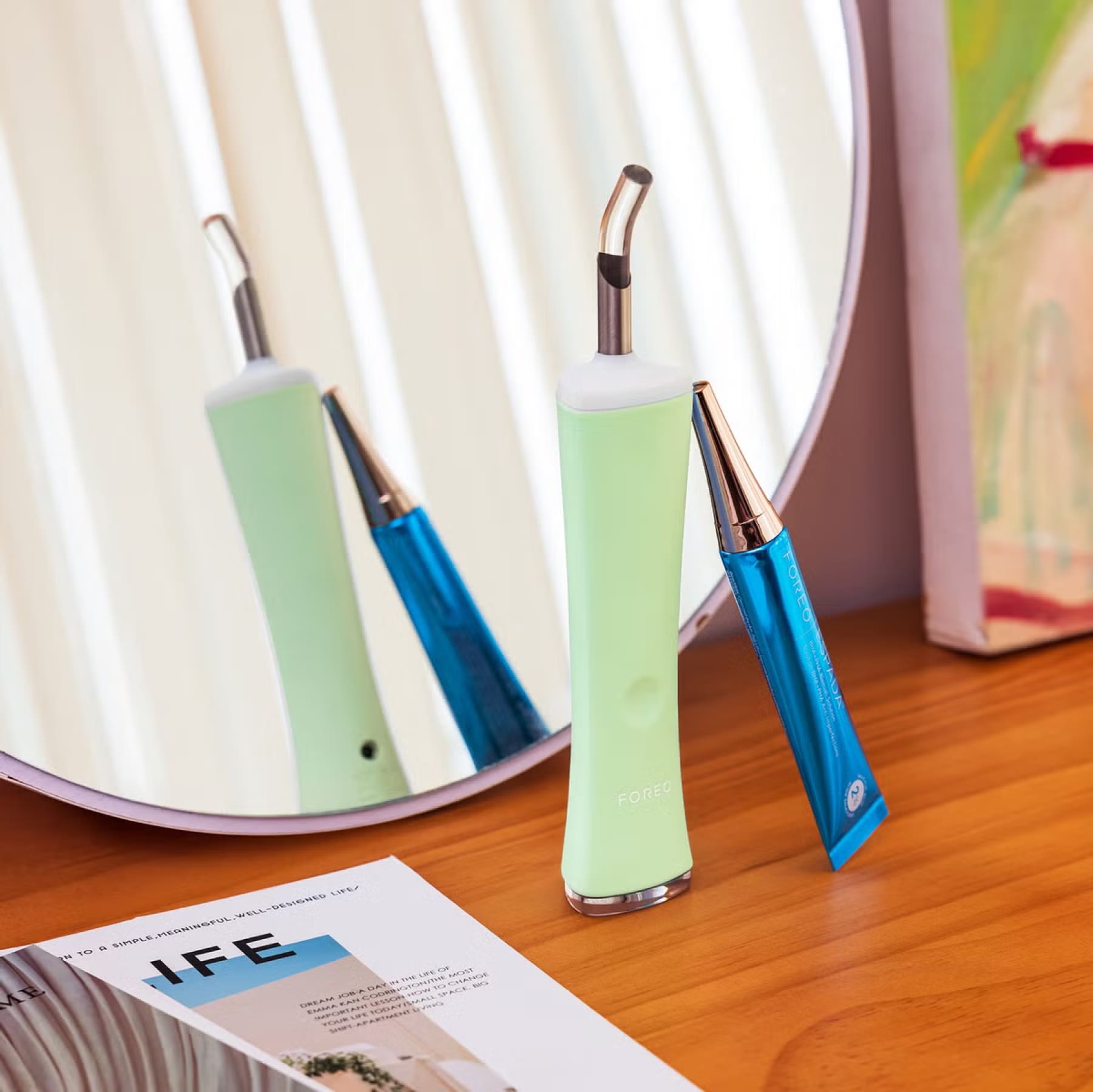 FOREO ESPADA 2 Plus Dispositif ciblé de traitement de l’acné à LED bleu - Pistache