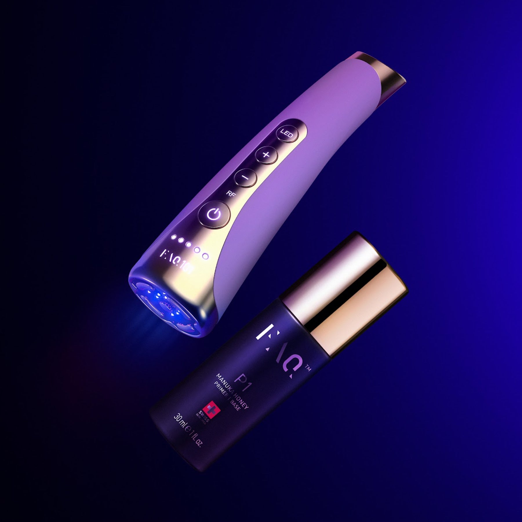 FAQ™ FOREO 101 Améthyste Radiofréquence professionnelle & Rajeunissement facial à DEL