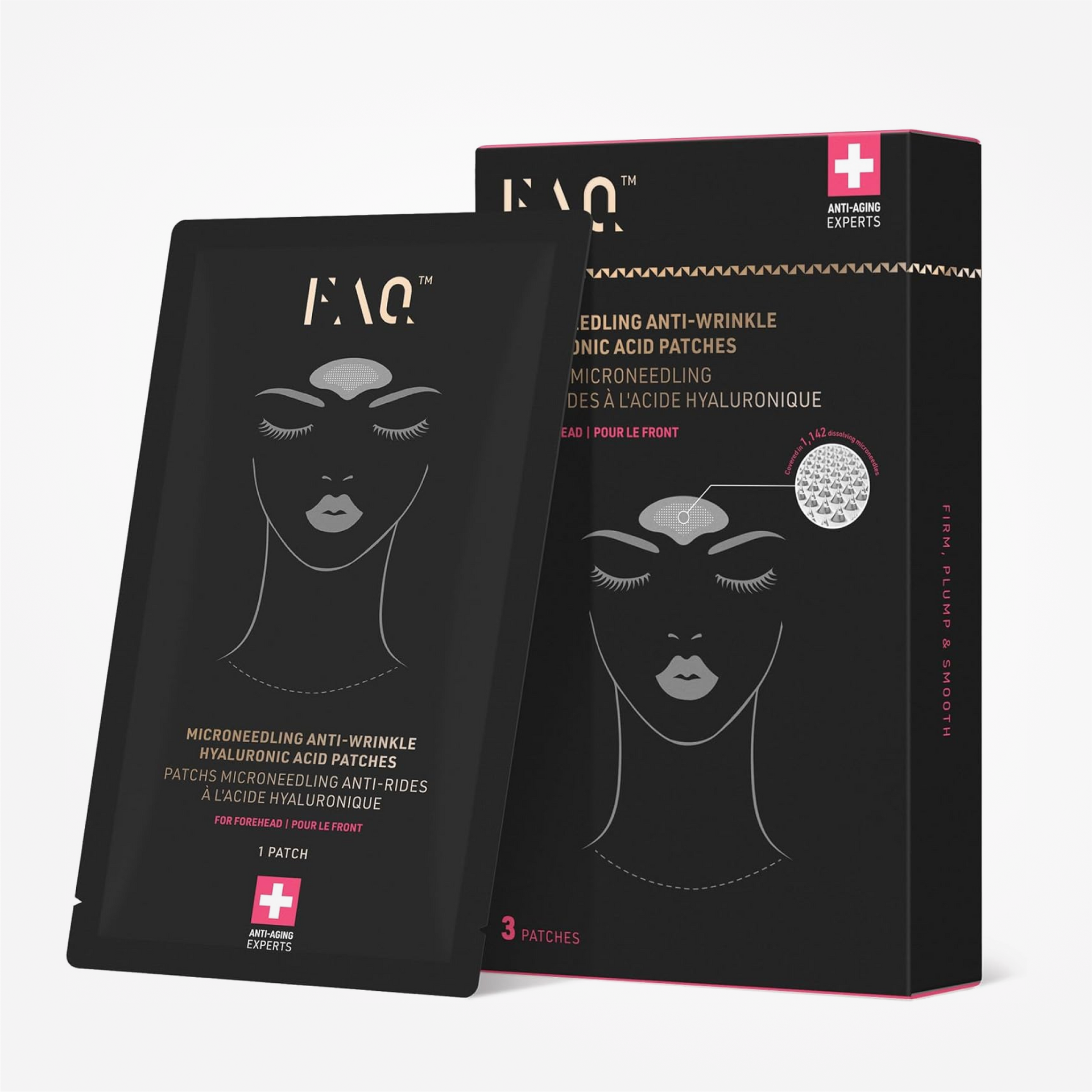 FAQ FOREO Patchs de microneedling pour le front (3x)