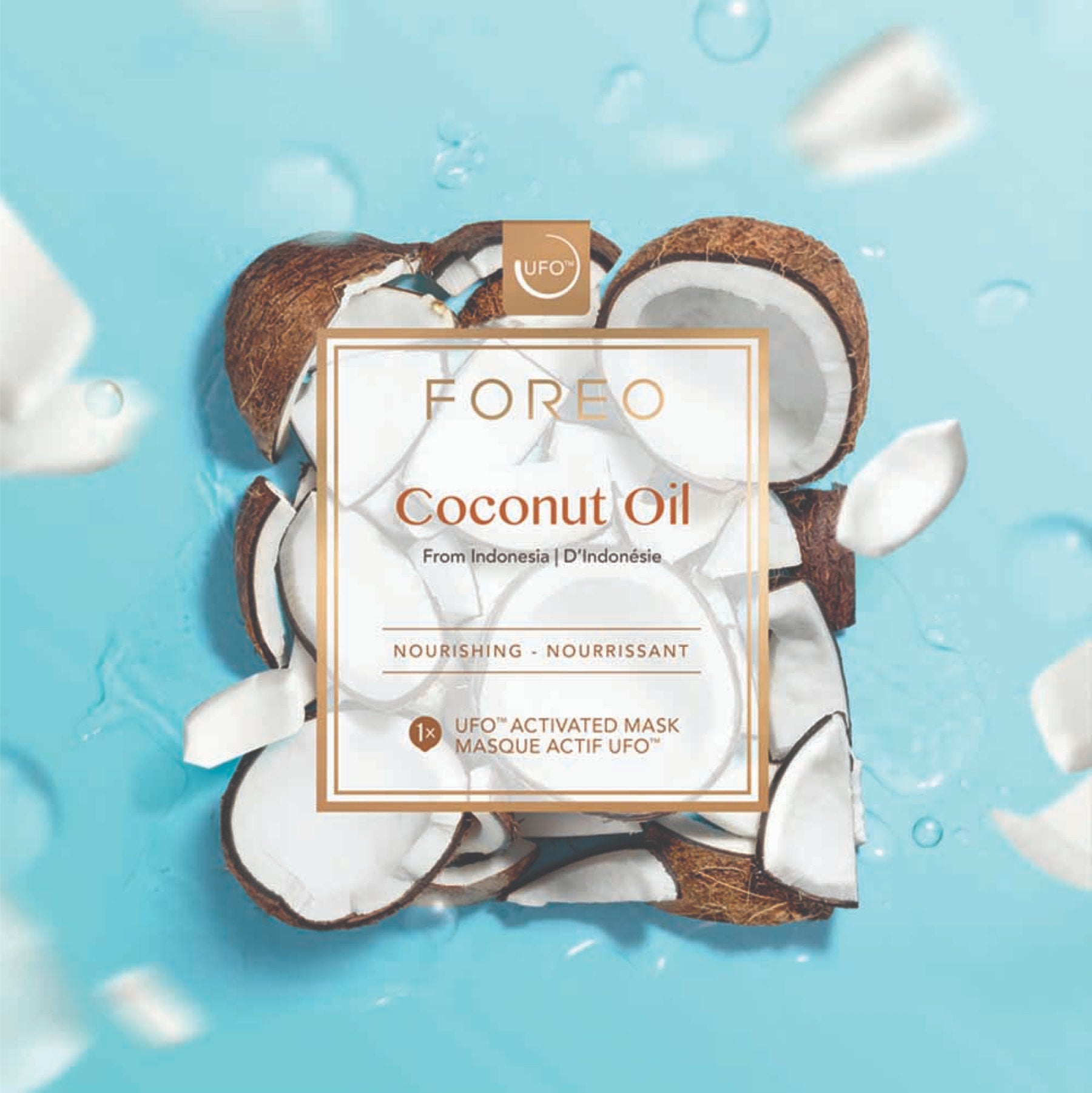 Masque FOREO Huile de Noix de Coco Activé OVNI™