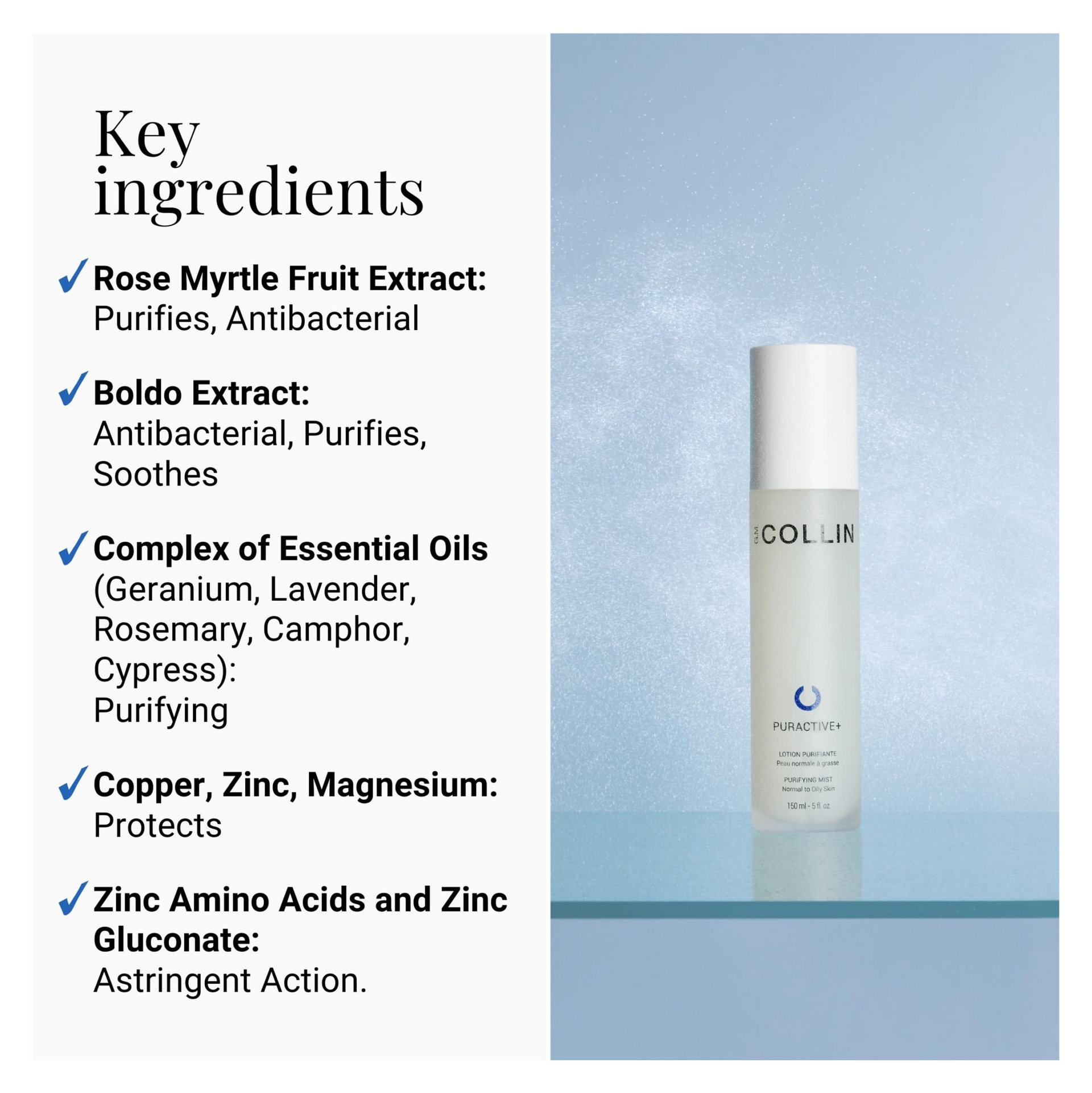 Brume purifiante Puractive+ de GM Collin