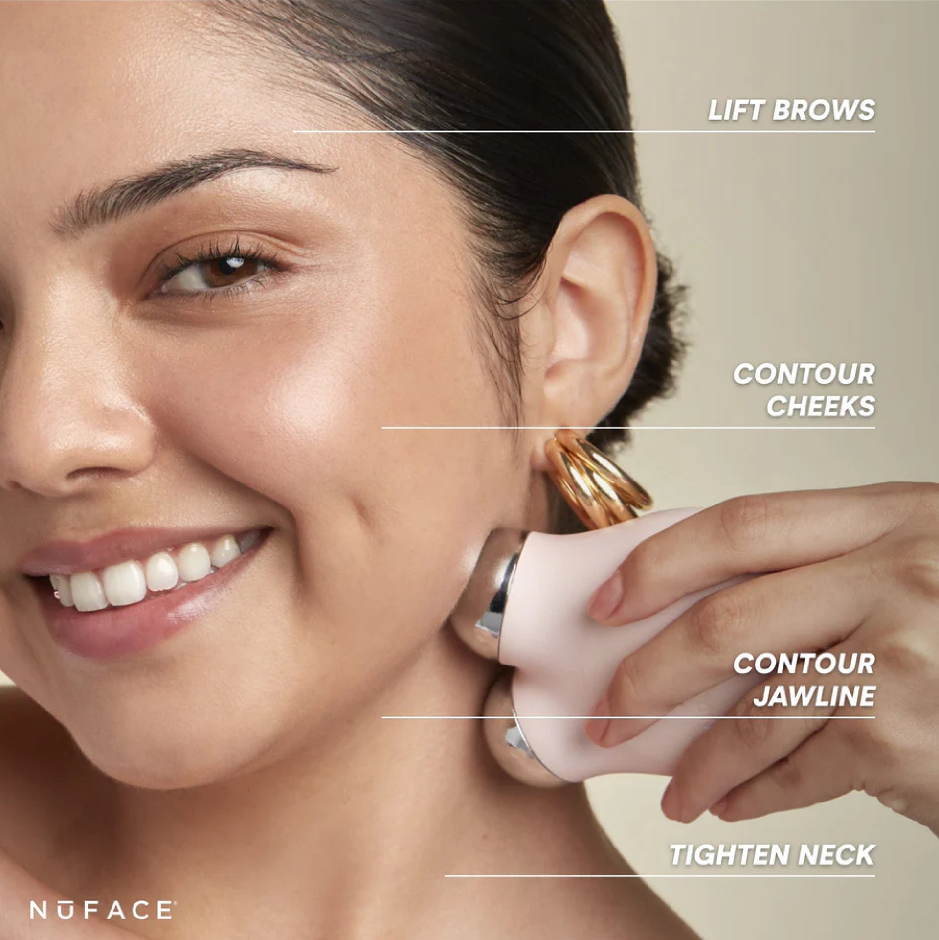 Trousse de démarrage NuFACE MINI+ appareil Rose sable