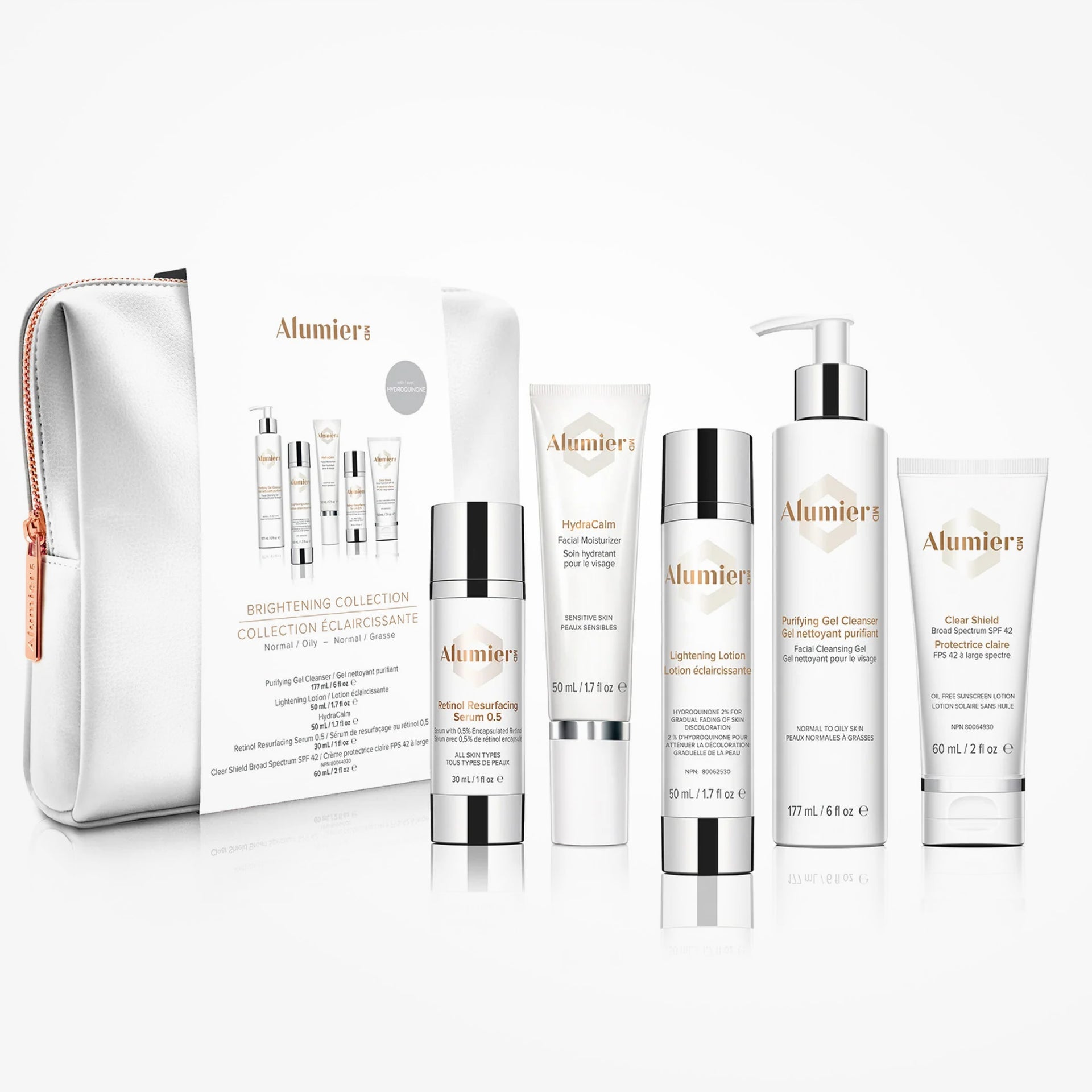 Collection Éclaircissante Alumier Peau Normale/Grasse (avec HQ)