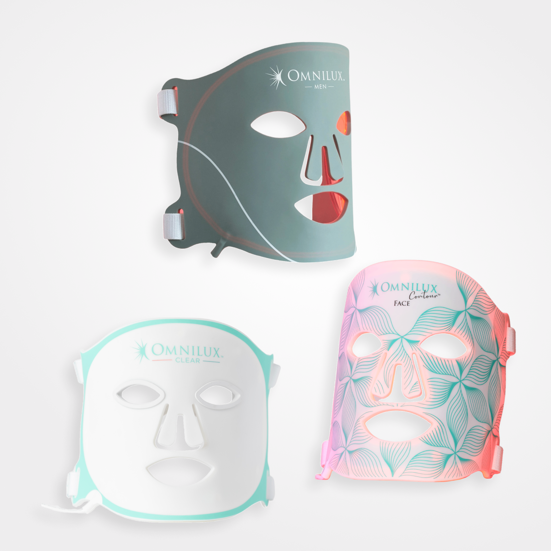 Omnilux Contour du visage + Transparent + Hommes