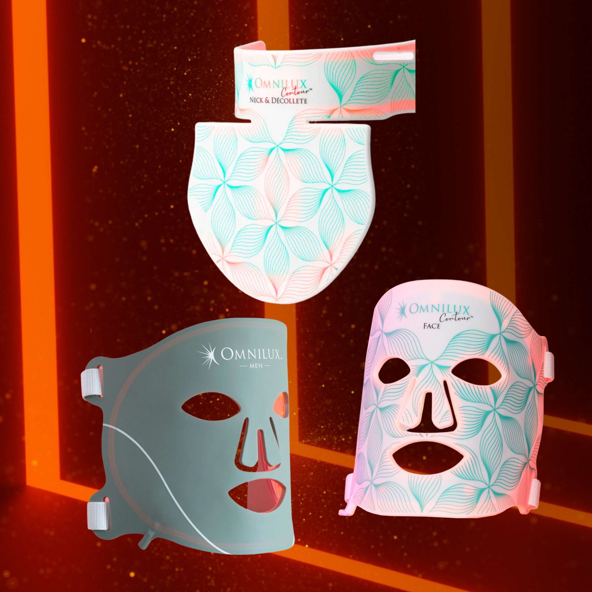 Contour facial Omnilux + Hommes + Col et Décolleté
