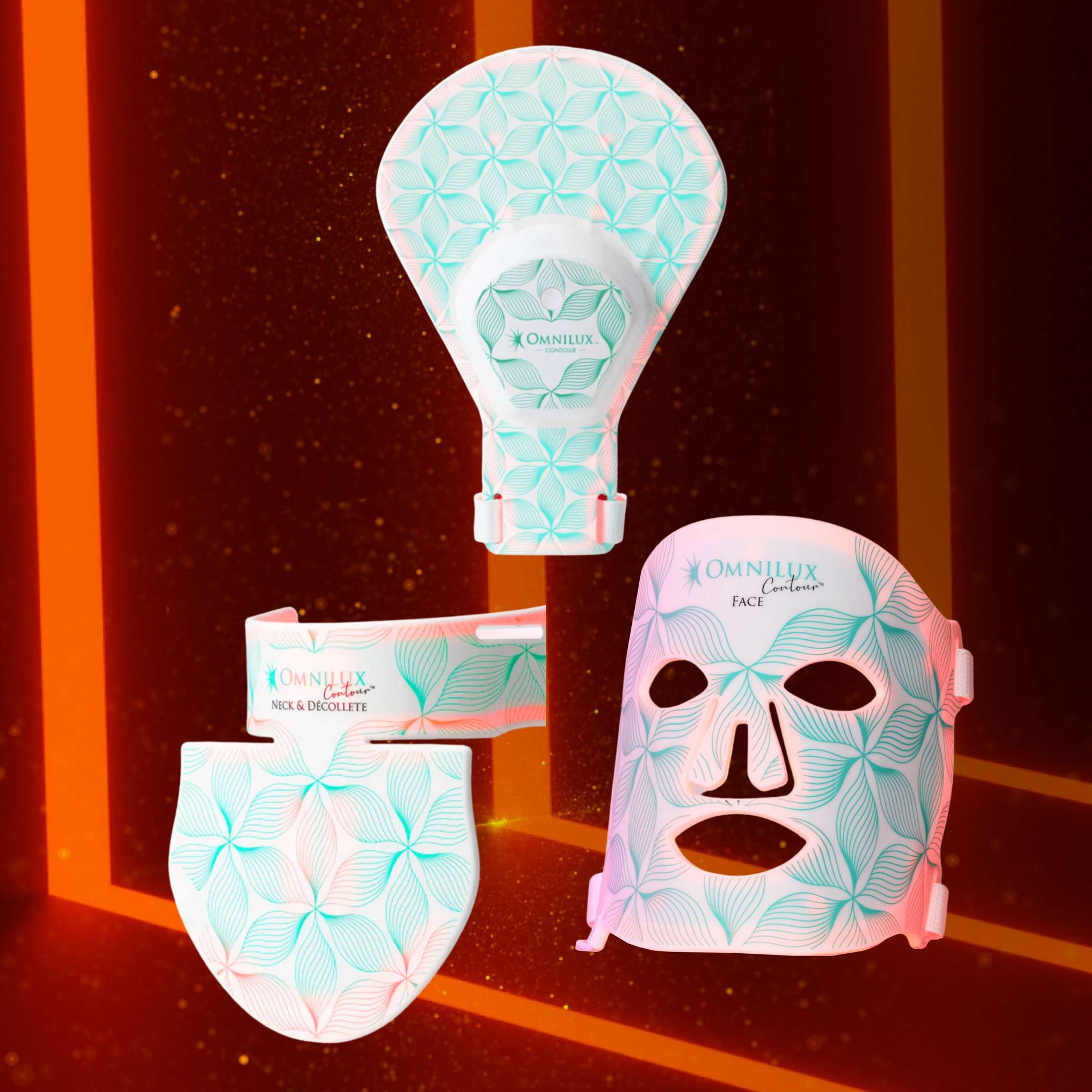 Omnilux Contour du visage + cou et décolleté + Gant de contour