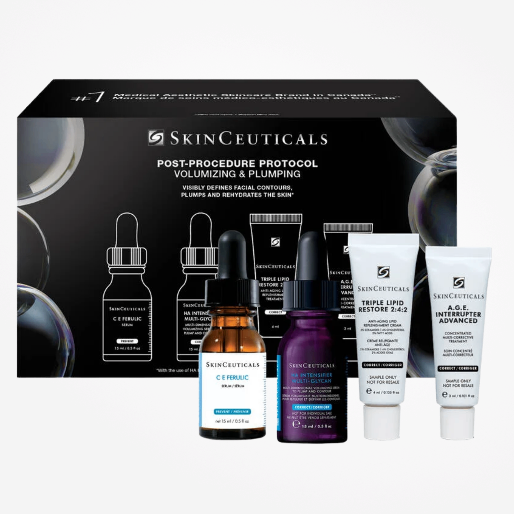 Protocole post-procédure Volume et repulppage de SkinCeuticals